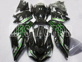 Kawasaki ZX14R 2012-2023 Injection ABS Fairing - Factory Style - Black Green - MFS8408